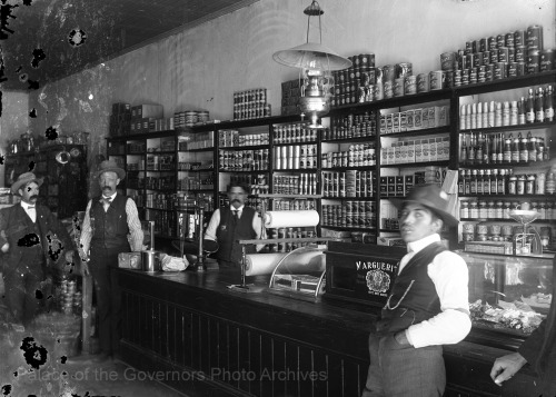 pogphotoarchives:Interior of Keller-Miller Mercantile Store,...