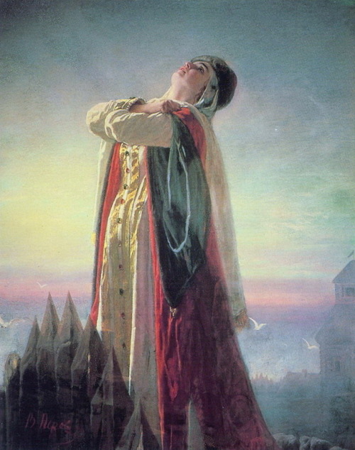 Yaroslavna’s Lament, 1881, Vasily Perov