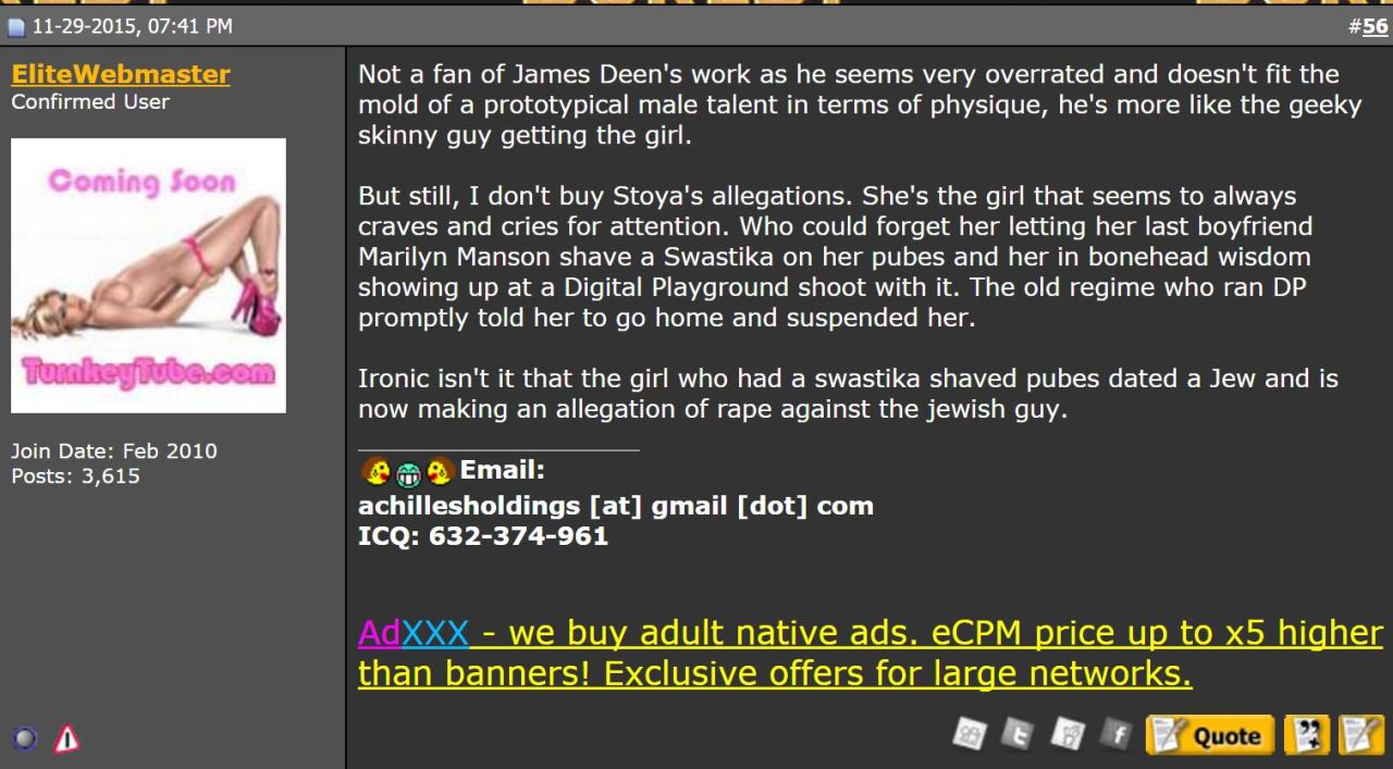 Not Cis, Just Woman â€” Pornographers Discuss James Deen #5