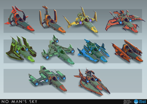 beaulamb:More concept art for No Man’s Sky