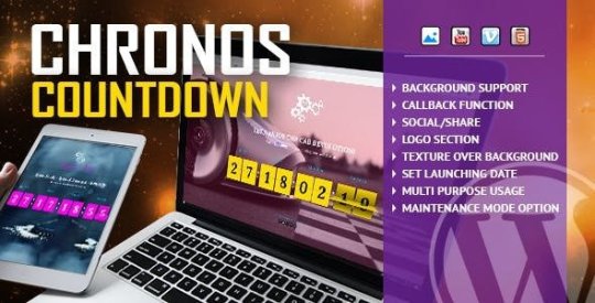 Chronos CountDown v1.1 – Responsive Flip Timer Nulled