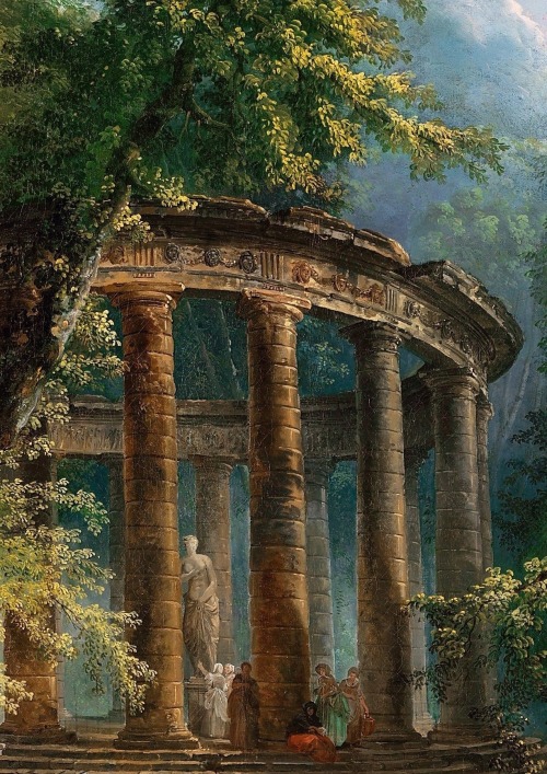 aqua-regia009:“The Bathing Pool” (1753) - Hubert Robert