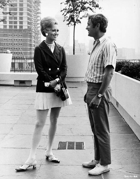 magicofoldies:Faye Dunaway with director Norman Jewison