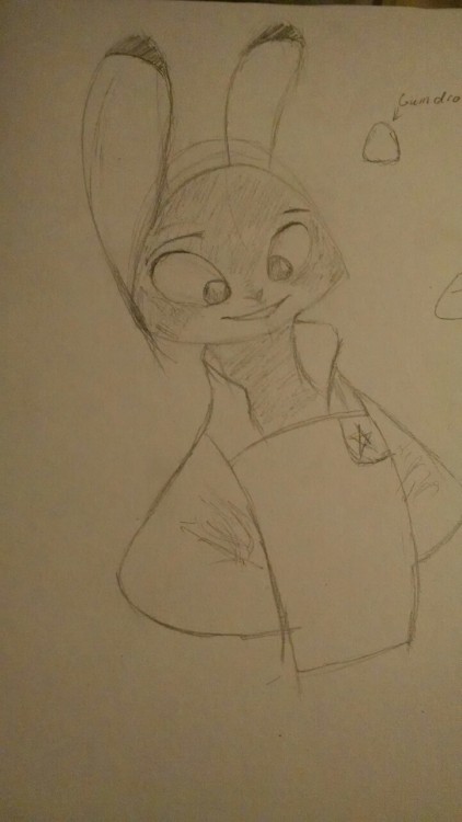 Was thinking trying to draw Judy and Nick from Zootopia. Since I...