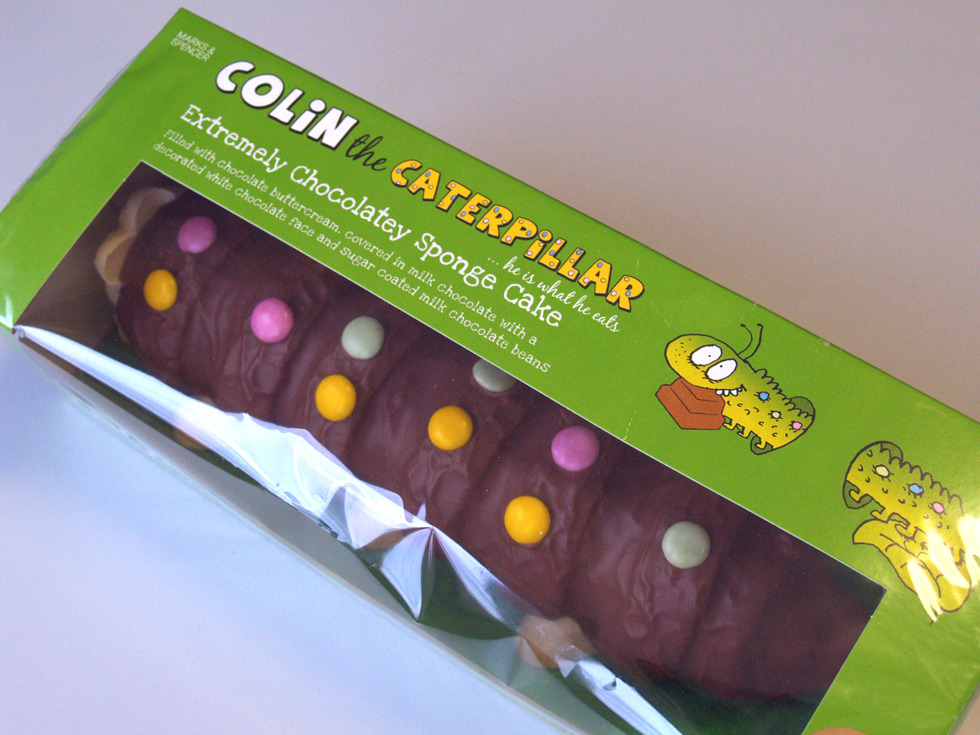 M&S Colin the Caterpillar Cake -insert a... - The M&S taste