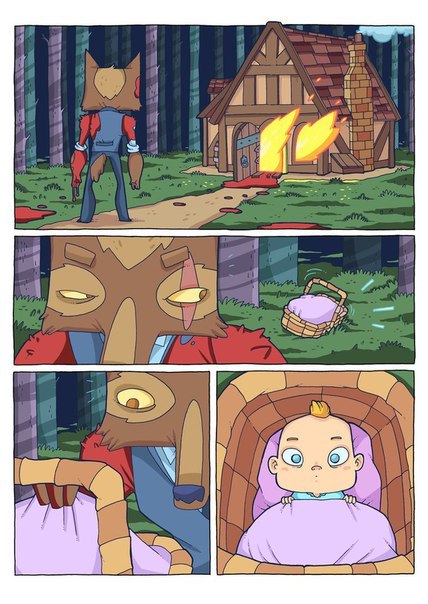 art-woonz:Red Riding Hood Alternate Ending(Part-2•End)Created...