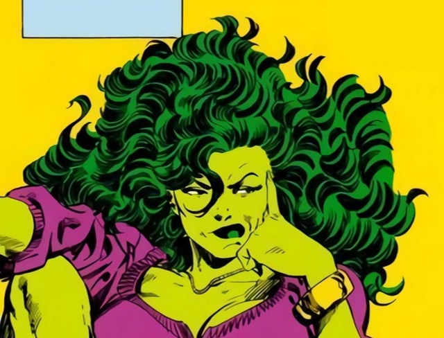 She-Hulk ripped up all my X-Men comics (I wish 90s big curly hair would