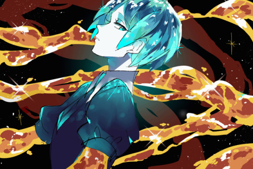 mitikokite:houseki no kuni prints i had at ALA!