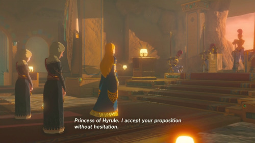 annyllel:I am intrigued by the handmaids behind Zelda. This...