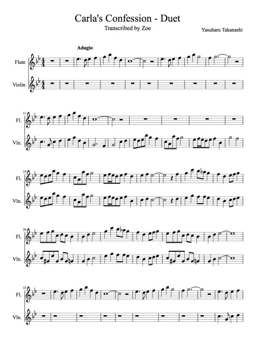 violin tail ending music fairy 6 sheet fairy tail sheet  Tumblr music