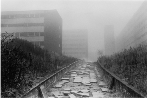 thephotoregistry:Abandoned flats, Tuffins Corner, Netherley,...