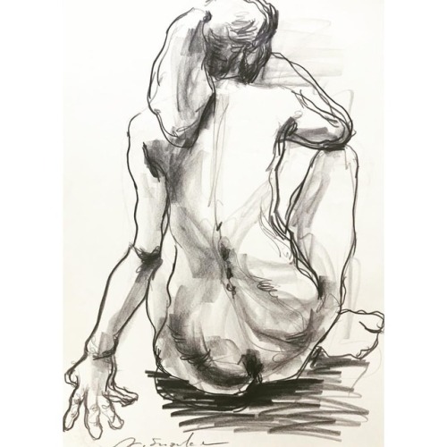 Female nude drawing/Pencil＜6min＞#art #dessin #drawing...