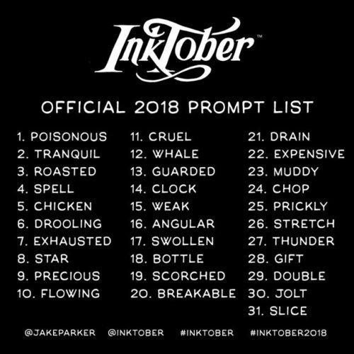 My “Ink”tober! Yes, I’m drawing digitally, yes I’m aware that...