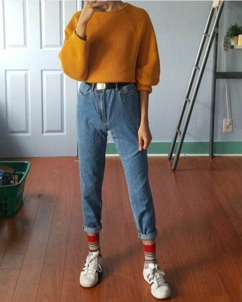 celestialyouth:this sweater used to be a turtleneck but it’s too...