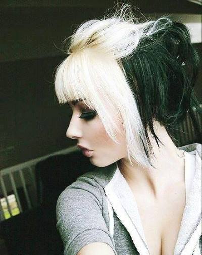 Black And White Hair Tumblr