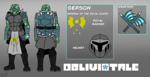 obliviotale:Gerson’s Obliviotale design!Now that he appeared...