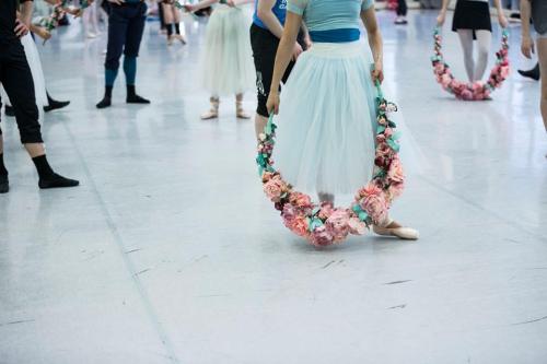 vintagepales:Artists of the Australian Ballet rehearse the...