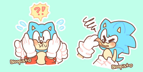 bloopist:squishy squishy sonics !! 