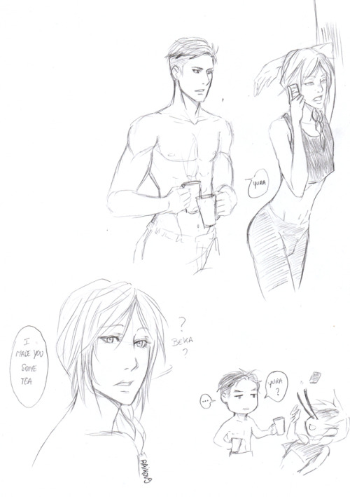 raikovart:“Everyday 2″Hahahahahaha!! XDPoor Yurio! Beka is too...