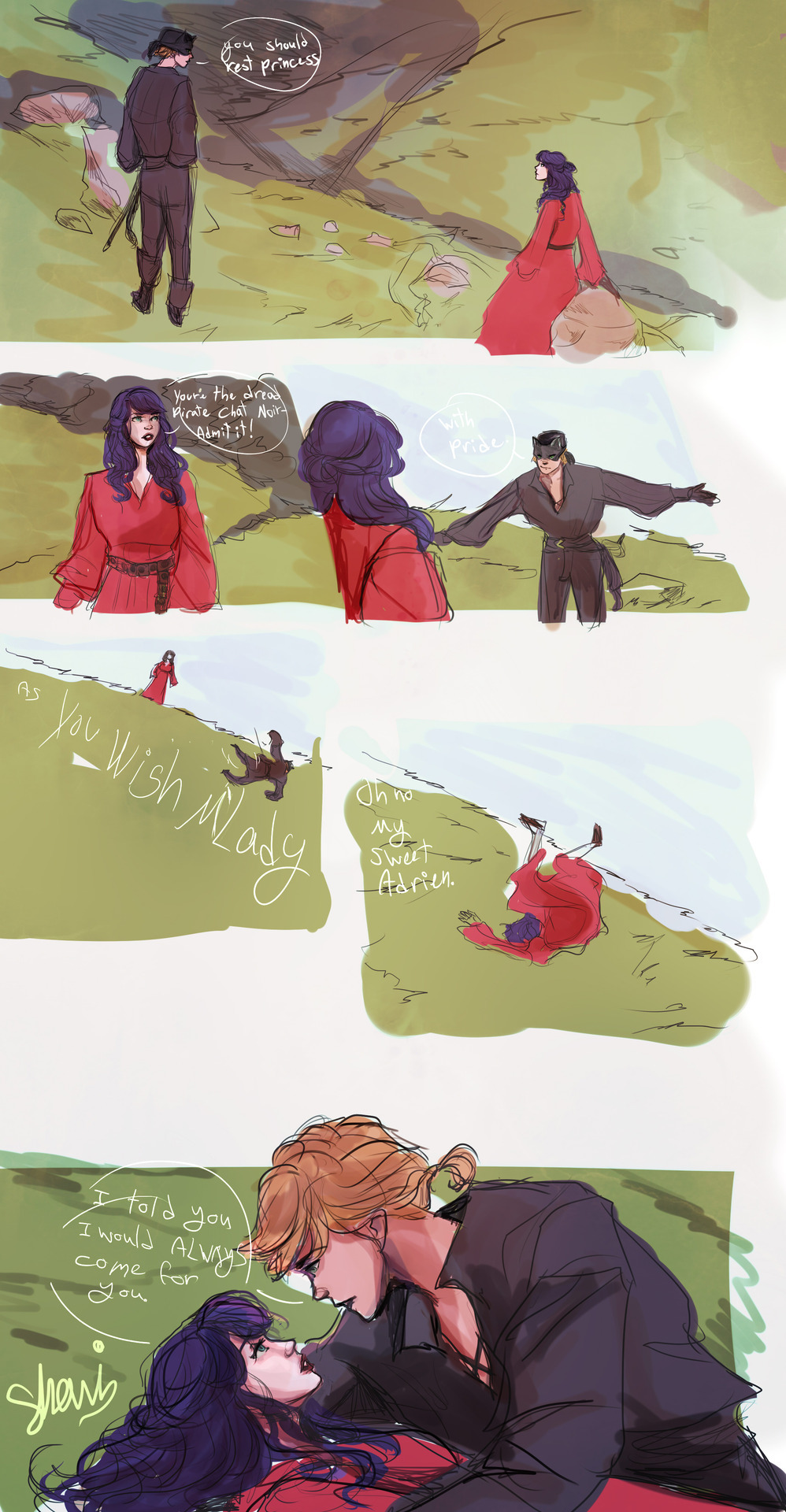 I Draw Stuff Miraculous Princess Bride Au