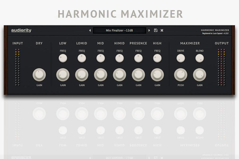 Audiority Harmonic Maximizer 1-1-2 VST-AAX WIN Audiority Harmonic Maximizer 1-1-2 VST-AAX WIN