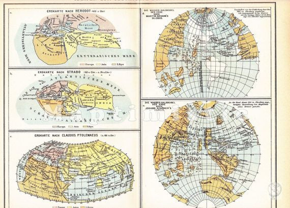 Maptitude — Development of world maps - 1895