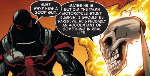 despondentparamour:Ghost Rider in Thunderbolts #21...