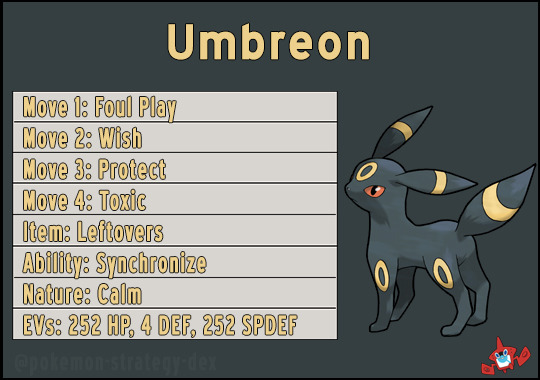 The Pokemon Strategy Dex Umbreon Moves Since Umbreon