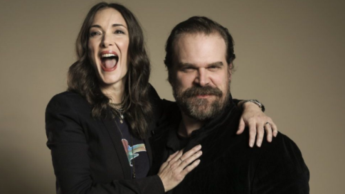 fuckingwinona:Winona Ryder & David Harbour | Photoshoot for...