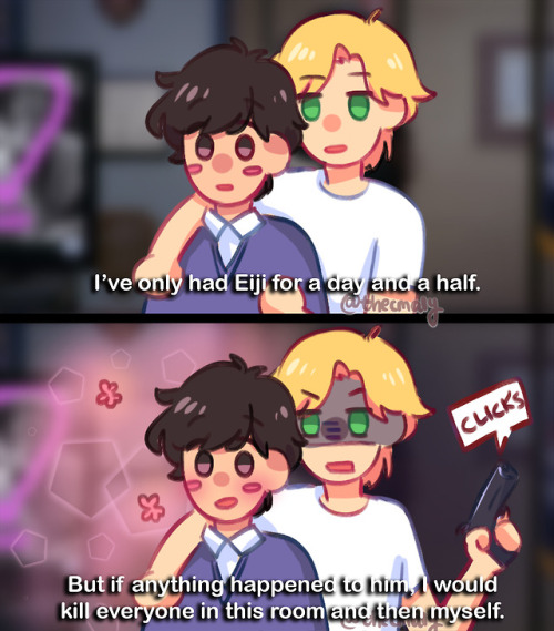 thecmaly:AshEiji’s meeting in a nutshell-more banana fish...