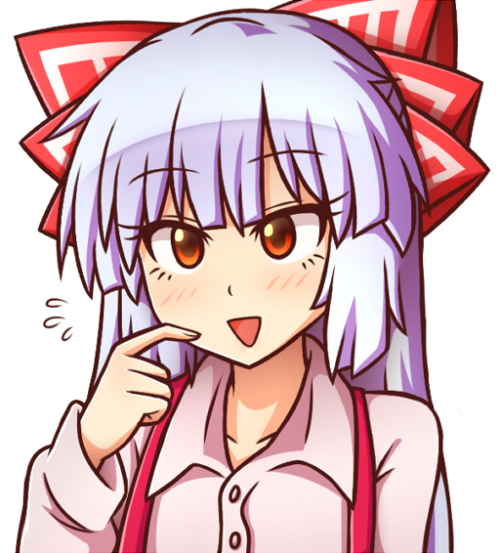 commission touhou fujiwara no mokou drawan