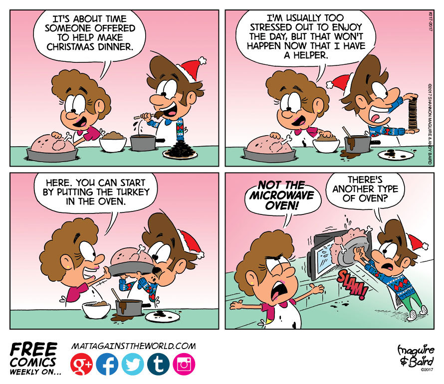 Christmas Dinner Comic
