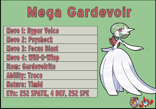 The Pokemon Strategy Dex Mega Gardevoir Moves Hyper Voice Works