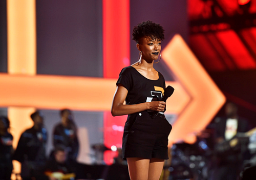 burnhamandtilly:Sonequa Martin-Green speaks onstage at the...