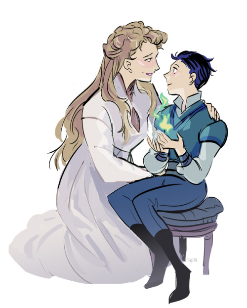 theyoungdoyley:Frigga teaching Loki her craft