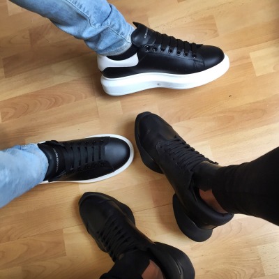 wearing alexander mcqueen shoes