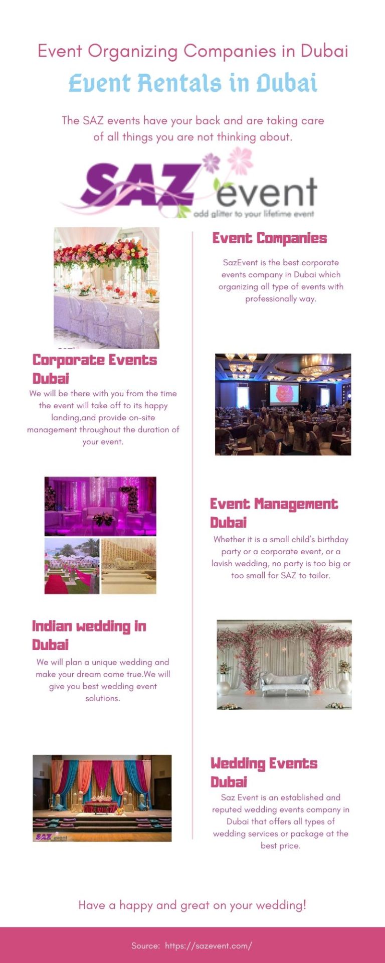 Saz Event Dubai Destination Wedding Venues And Decorations