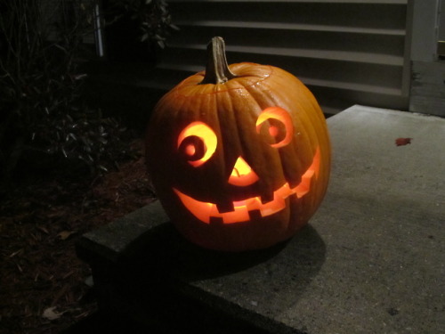 My Jack O’ Lantern from last year.