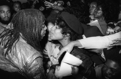 Rick James during an in-store sales promotion at Freeway...