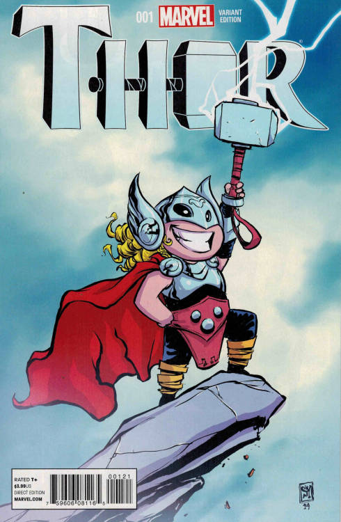 browsethestacks:The Marvel(ous) Covers Of Skottie Young