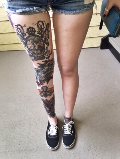 leg tattoos tumblr