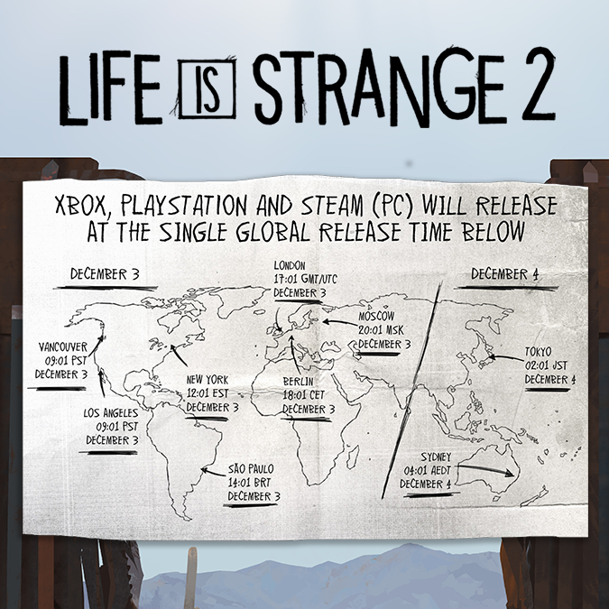 Life is Strange 2 episode 5 release map
