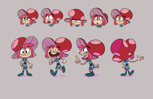 Rough Dot model sheet!! Runt is next. Doing these helps me...