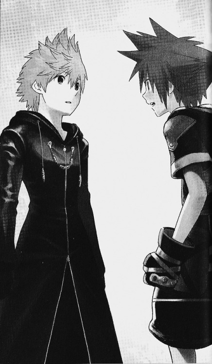 zzymphony:Riku and Sora featuring together  in KH manga...