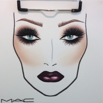 Mac Cosmetics Looks Face Charts