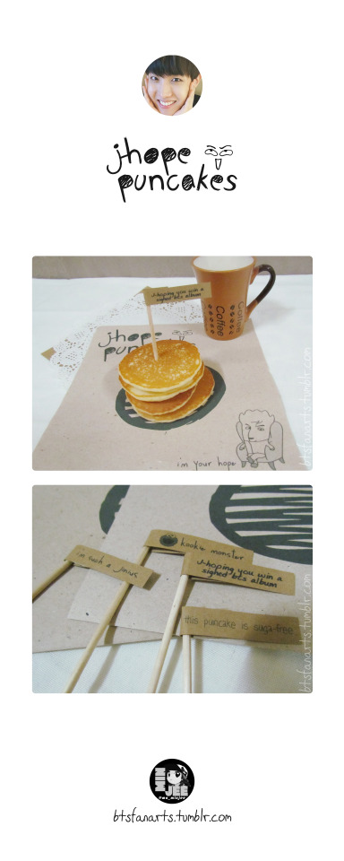 BTS Fanarts — The Bangtan Food Project #5 J-Hope PUNcakes 