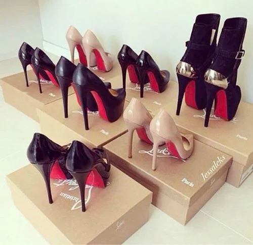 high heels louboutins glamorous