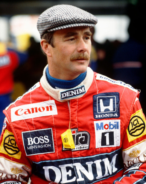 Nigel Mansell.