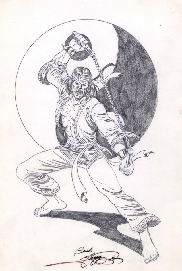 Ungoliantschilde — some Pencils by George Perez.