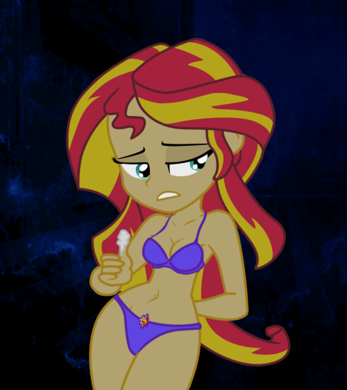 humanized-mane-six:Sunset Shimmer (Edited Screencap)Requested...